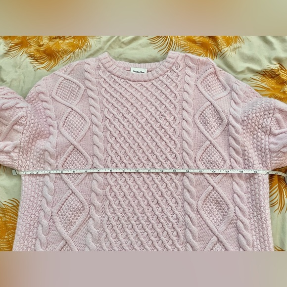 Sunday Best Peggy sweater major cable 2xs 20.5” - Picture 4 of 4